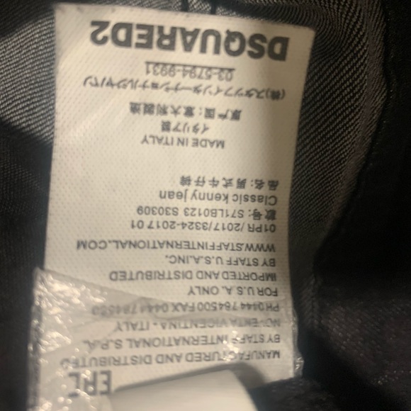 DSQUARED2 Color:Black & White SIZE:31 - Picture 8 of 16